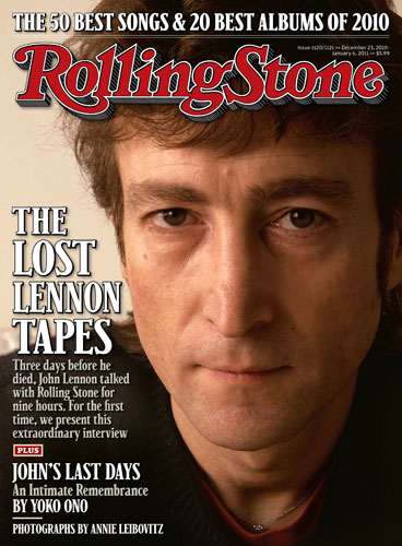 jennifer aniston cover rolling stone. [MAGAZINE COVER] John Lennon