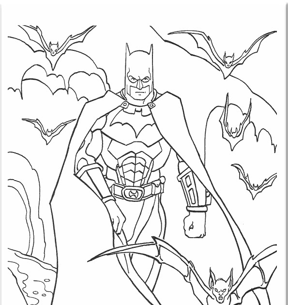 Download Batman Logo Coloring Page