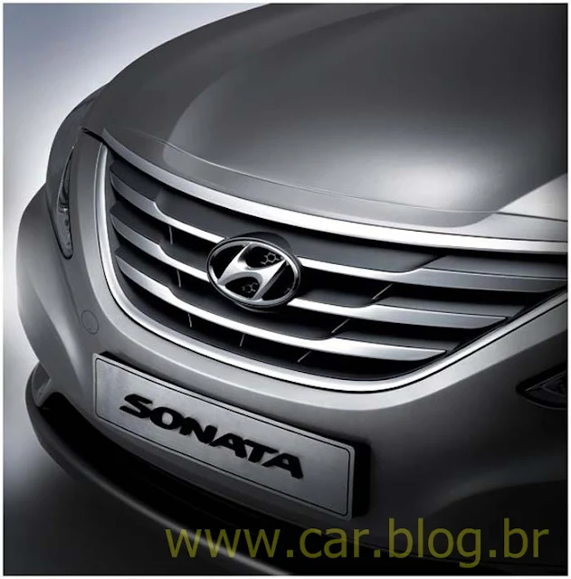 Novo Hyundai Sonata 2012 - grade dianteira