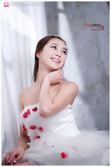 5 Ju Da Ha in Wedding Dress-very cute asian girl-girlcute4u.blogspot.com