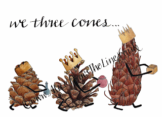 www.AliceDrawsTheLine.co.uk :: We Three Cones