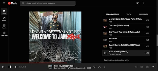 YouTube Music screenshot