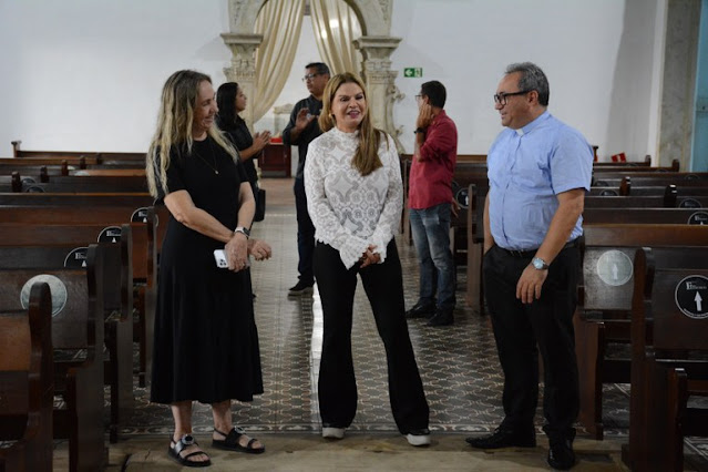Primeira-dama da Paraíba conhece detalhes do 'Caminhos da Fé' e discute ampliação de parcerias no projeto