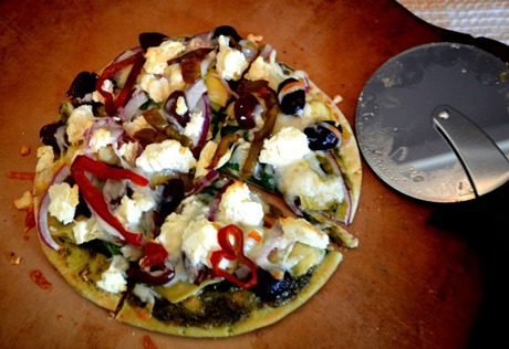 mediterranean pizza