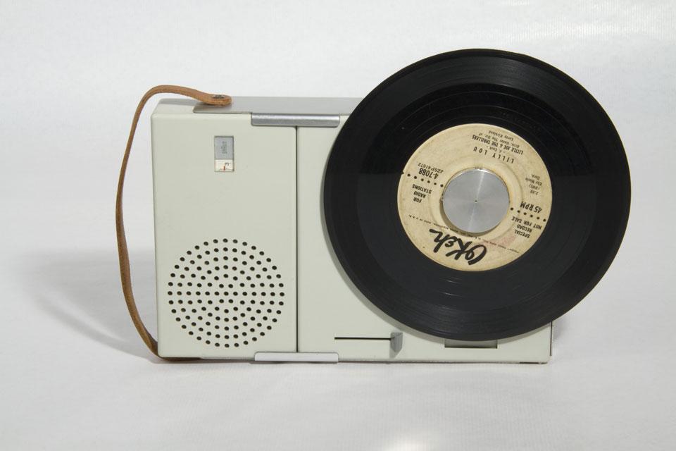 Dieter Rams. Braun TP1, Portable Record Player, 1959