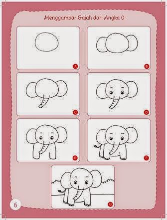 Learn to draw an elephant for kids 