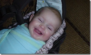 Jenna - 14 weeks laughing