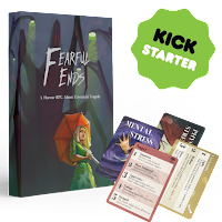 Fearful Ends book & cards on Kickstarter