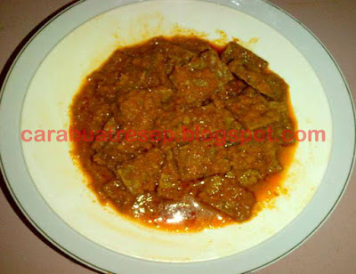 CARA MEMBUAT RENDANG TEMPE KHAS PADANG  Resep Masakan 