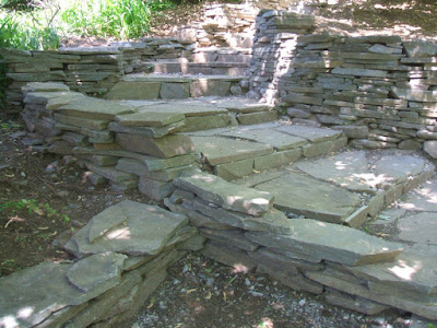 Stone steps by Victory Stone Works