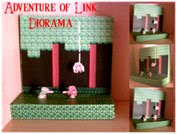 The Adventure of Link - Forest Diorama Papercraft