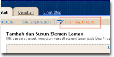 Template Editor on Blogger in Draft