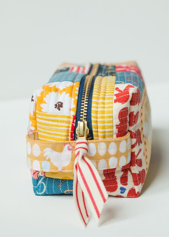 DIY Scrappy Boxy Pouch