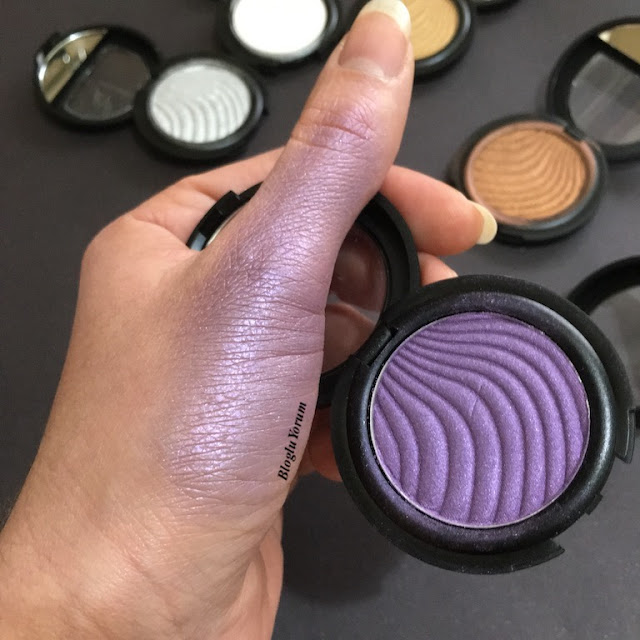 flormar metallic eyeshadow A007 purple shine