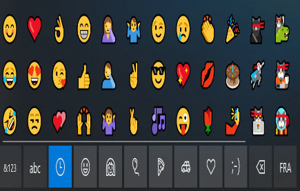 رموز تعبيرية emoji داخل نظام تشغيل ويندوز بدون برامج ( ويندوز 10 ) 