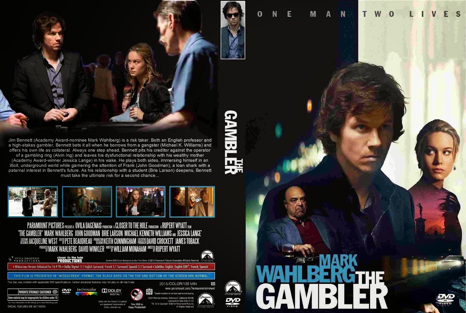 Cover Free - Tudo Capas Grtis: The Gambler (2014) - DVD Cover Movie