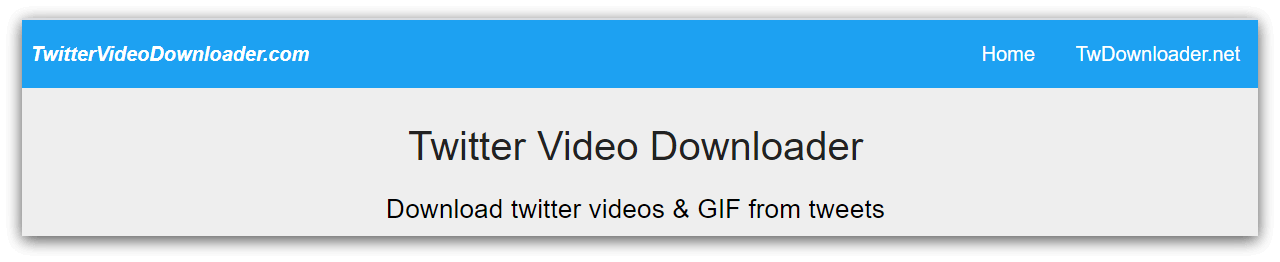 Let's start the list with a simple and straightforward tool called Twitter Video Downloader.     How to download Twitter videos with this tool:     Copy the Tweet or Video link (You can either copy it from the address bar or from the Tweet sharing options)   Paste the link in the field on the home page The home page of this site   And click on the download button     The tool will then convert the tweet to MP4 format which you can save anywhere on your device.     In addition to videos, the tool also allows you to download GIFs, which is completely secure and downloads videos directly from Twitter's servers.     2. SaveTweetVid