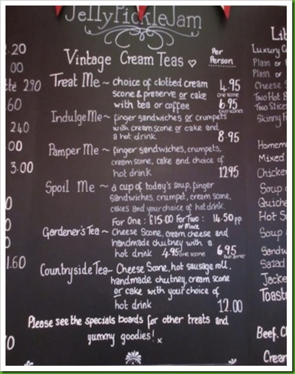 JellyPickleJam menu board JellyPickleJam menu board