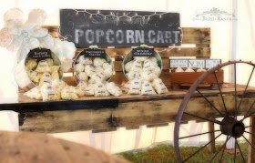 PoppedCorn Pallet Wood Popcorn Cart Wedding, Bliss-Ranch.com