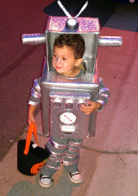 Better Budgeting: Homemade Halloween Costumes for Kids: Robot