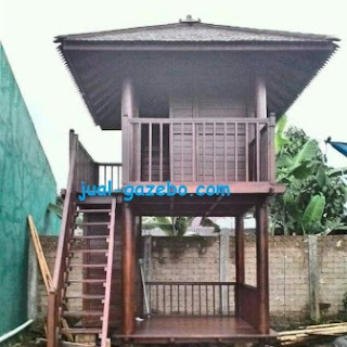 Gazebo Kayu 2 Lantai