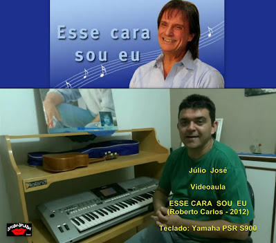 Júlio José, fã de Roberto Carlos, dá vídeo aula de teclado no Youtube sobre a recente música do Rei “Esse cara sou eu”.