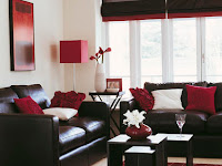 Red And Black Living Room Decorating Ideas
