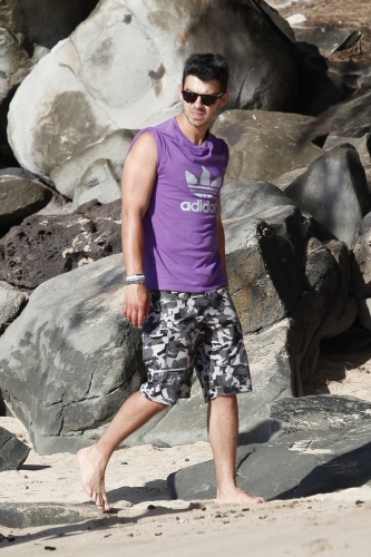 nick jonas hawaii beach. Pictures: Joe and Nick Jonas