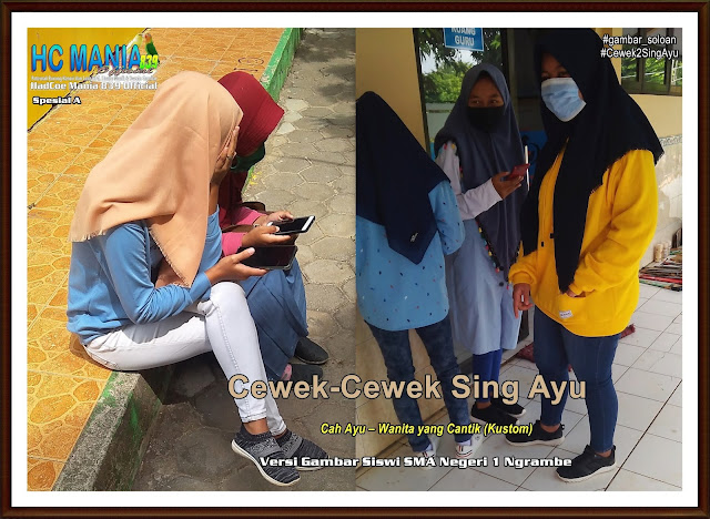 Gambar Soloan Terbaik di Indonesia - Gambar Siswa-Siswi SMA Negeri 1 Ngrambe Versi Cah Ayu Khas Spesial A Kel 2 - 13