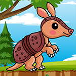 Play Games4King Cheerful Armadillo Escape Game