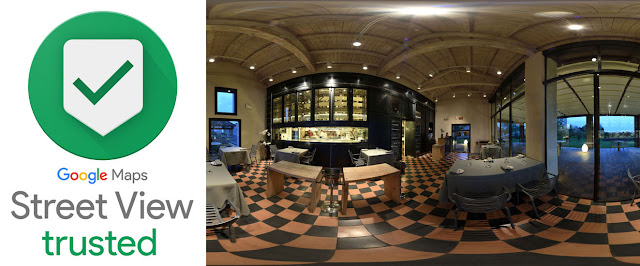 Michelin Star Restaurant Venice - photographed for a Hi-Fidelity 360° Virtual Tour by Kent Johnson Photography.