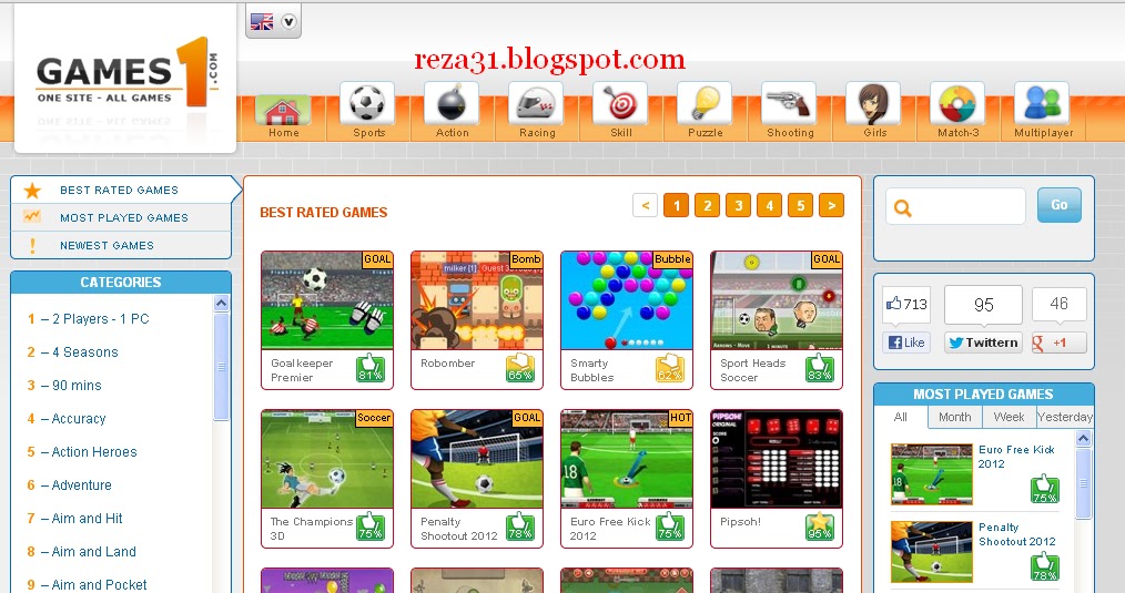 Cara Download Game Flash Dari Semacam Games.co.id  Reza 