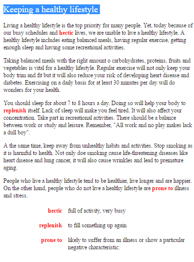 Example Of Speech Essay About Healthy Lifestyle - Essay ...