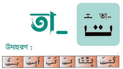 তা অক্ষর পরিচয়, তা এর পরিচয় ,তা ,ta  Arabic letter