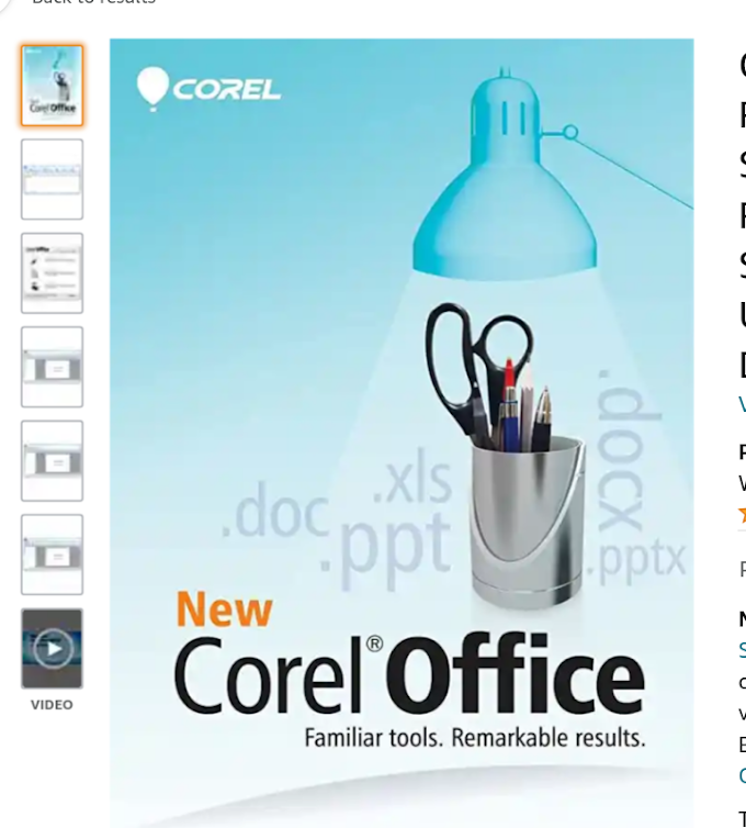 Download Corel Office 5 software latest version
