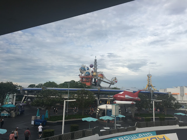 Tomorrowland Magic Kingdom From Peoplemover Disney World