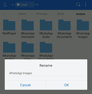 Rename WhatsApp folder