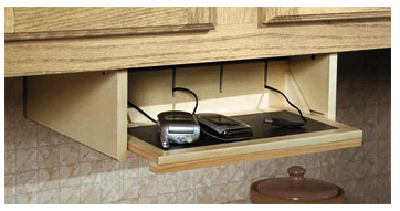 charging station, under-cabinet