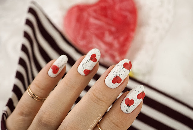 Pomysły na Walentynkowe paznokcie