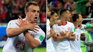 Xhaka double-headed eagle celebration