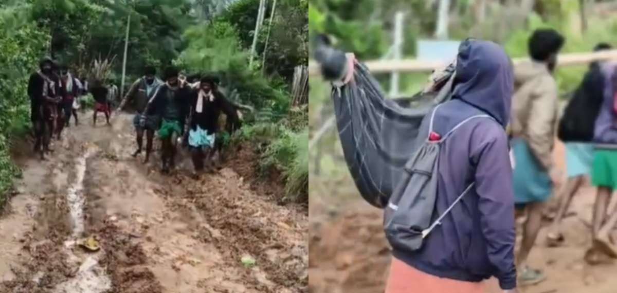 ഇടുക്കി: വട്ടവടയില് വയോധികയെ ആശുപത്രിയിലെത്തിക്കാന് ചുമന്നത് ആറ് കിലോമീറ്റര് ഇടുക്കി: വട്ടവടയില് വയോധികയെ ആശുപത്രിയിലെത്തിക്കാന് ചുമന്നത് ആറ് കിലോമീറ്റര്