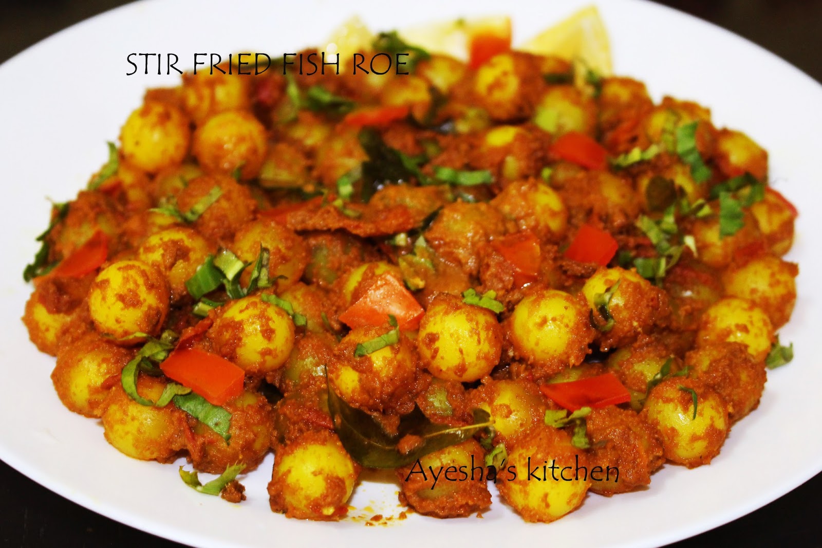 FISH EGG FRY / STIR FRIED FISH ROE