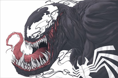 Mondo x Marvel Comic Book Screen Print Series Venom by Randy Ortiz