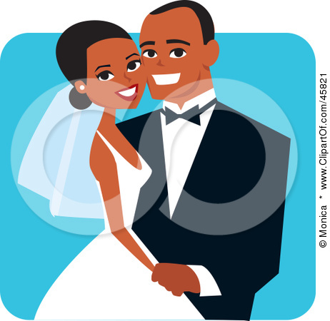 Planning a wedding is hard African American Wedding Clipart Free