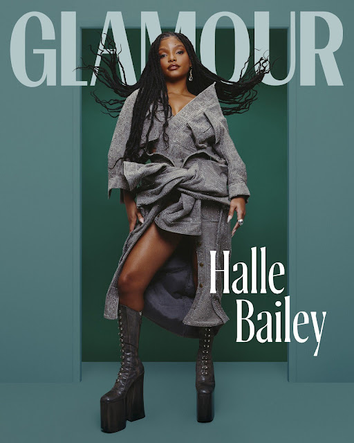 Halle Bailey sexy fashion model photoshoot