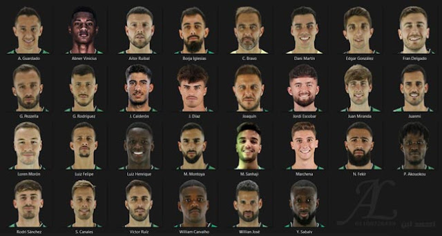Real Betis Miniface Pack 2023 For eFootball PES 2021