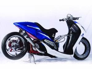 modifikasi motor Yamaha mio soul