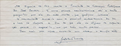 Otra Carta de Joâo da Moura  a Ángel Ribera, 1954 (2)