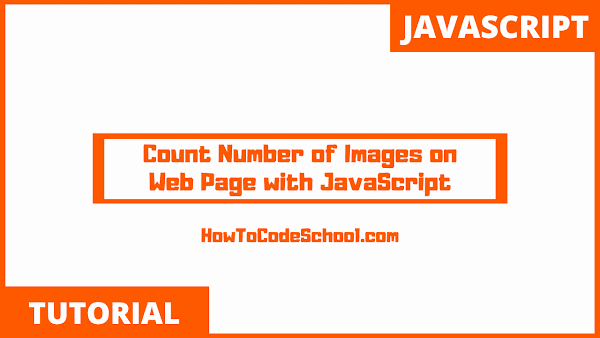 Count number of images on web page with JavaScript
