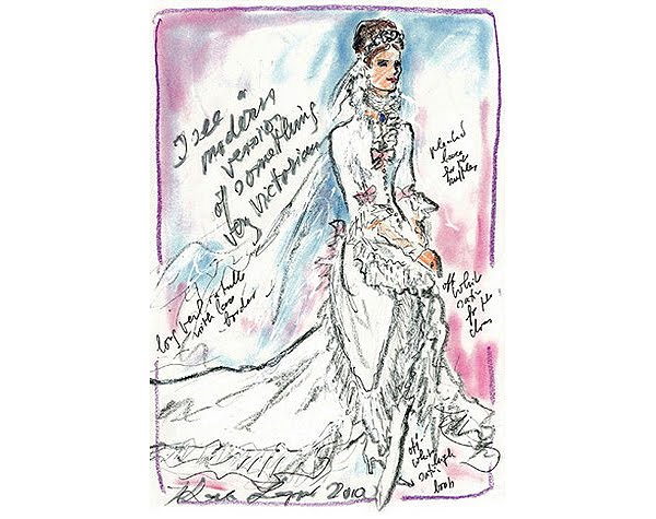 karl lagerfeld sketches. Karl Lagerfeld suggests a